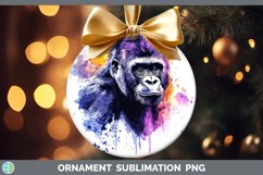 GorgeousWatercolor Splash Ornament design.