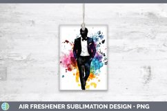 GorgeousWatercolor Splash Air Freshener design.
