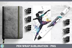 GorgeousWatercolor Splash Pen Wrap design.
