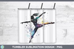 GorgeousWatercolor Splash Tumbler design.