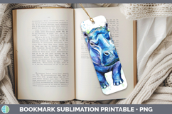 GorgeousWatercolor Splash Bookmark design.