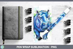 GorgeousWatercolor Splash Pen Wrap design.