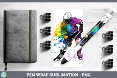 GorgeousWatercolor Splash Pen Wrap design.