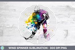 GorgeousWatercolor Splash Wind Spinner design.