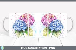 GorgeousWatercolor Splash Mug Wrap design.