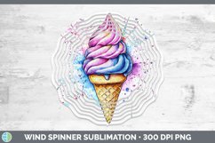 GorgeousWatercolor Splash Wind Spinner design.