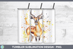 GorgeousWatercolor Splash Tumbler design.