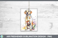 GorgeousWatercolor Splash Air Freshener design.