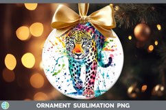 GorgeousWatercolor Splash Ornament design.