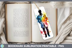 GorgeousWatercolor Splash Bookmark design.