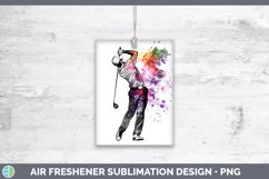 GorgeousWatercolor Splash Air Freshener design.