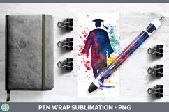 GorgeousWatercolor Splash Pen Wrap design.