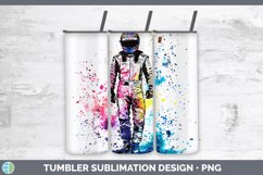 GorgeousWatercolor Splash Tumbler design.
