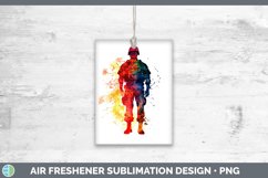 GorgeousWatercolor Splash Air Freshener design.