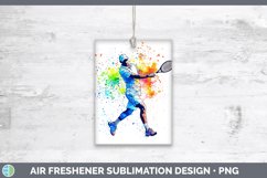 GorgeousWatercolor Splash Air Freshener design.