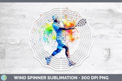 GorgeousWatercolor Splash Wind Spinner design.