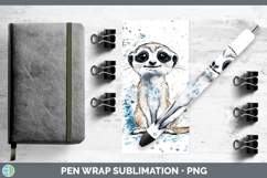 GorgeousWatercolor Splash Pen Wrap design.