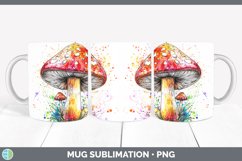 GorgeousWatercolor Splash Mug Wrap design.