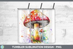 GorgeousWatercolor Splash Tumbler design.