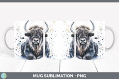GorgeousWatercolor Splash Mug Wrap design.