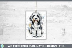 GorgeousWatercolor Splash Air Freshener design.