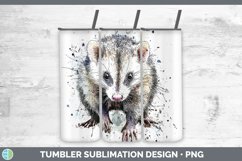 GorgeousWatercolor Splash Tumbler design.