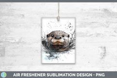 GorgeousWatercolor Splash Air Freshener design.
