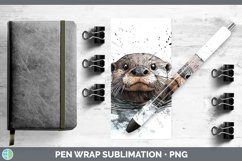 GorgeousWatercolor Splash Pen Wrap design.