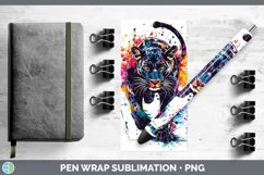 GorgeousWatercolor Splash Pen Wrap design.