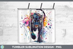 GorgeousWatercolor Splash Tumbler design.
