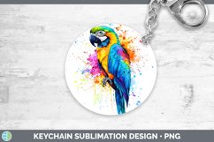 GorgeousWatercolor Splash Keychain design.