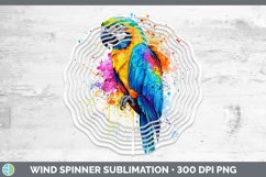 GorgeousWatercolor Splash Wind Spinner design.
