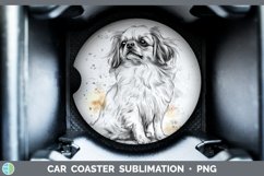 GorgeousWatercolor Splash Car Coaster design.