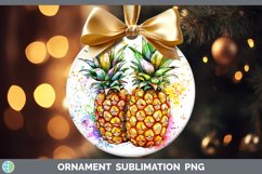 GorgeousWatercolor Splash Ornament design.