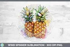 GorgeousWatercolor Splash Wind Spinner design.