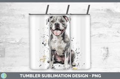 GorgeousWatercolor Splash Tumbler design.