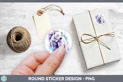 GorgeousWatercolor Splash Stickers design.