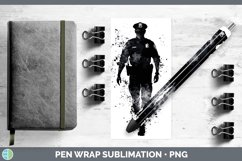GorgeousWatercolor Splash Pen Wrap design.