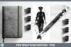 GorgeousWatercolor Splash Pen Wrap design.