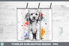 GorgeousWatercolor Splash Tumbler design.