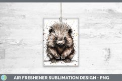 GorgeousWatercolor Splash Air Freshener design.