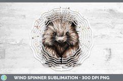 GorgeousWatercolor Splash Wind Spinner design.