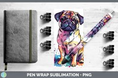 GorgeousWatercolor Splash Pen Wrap design.