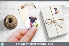 GorgeousWatercolor Splash Stickers design.
