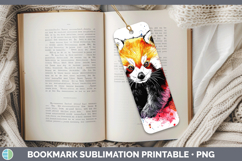 GorgeousWatercolor Splash Bookmark design.