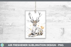 GorgeousWatercolor Splash Air Freshener design.