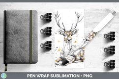 GorgeousWatercolor Splash Pen Wrap design.