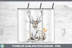 GorgeousWatercolor Splash Tumbler design.