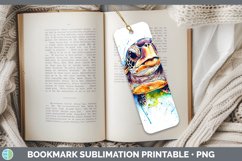 GorgeousWatercolor Splash Bookmark design.
