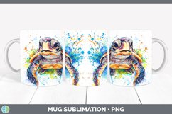 GorgeousWatercolor Splash Mug Wrap design.